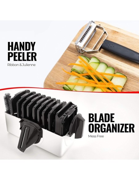 Cook Smarter 9 in 1 - Professional Mandolin and Peeler